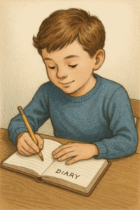 boy who are writing