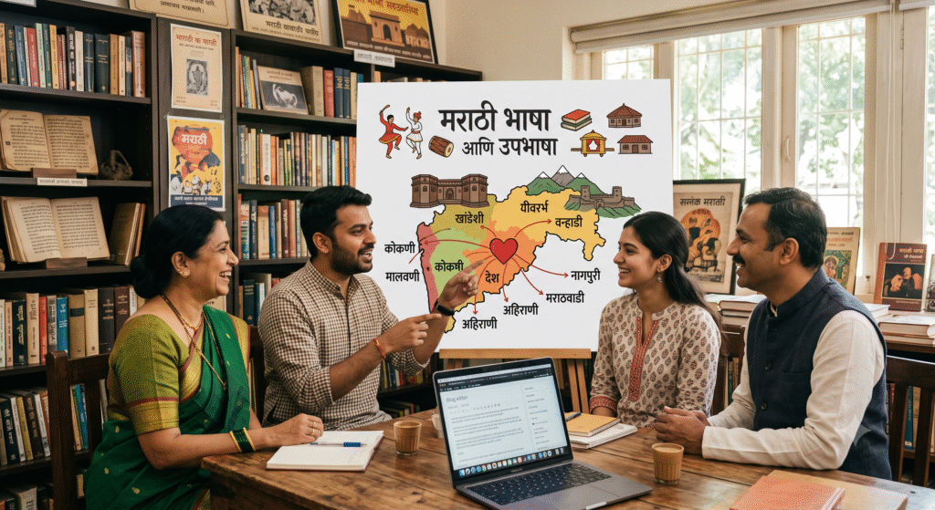 MARATHI, मराठीच्या उपभाषा, MARATHI